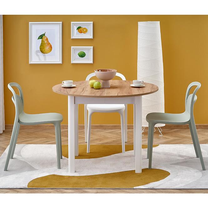 Asztall Ringo 102x142 lap/mdf – tölgy craft/fehér