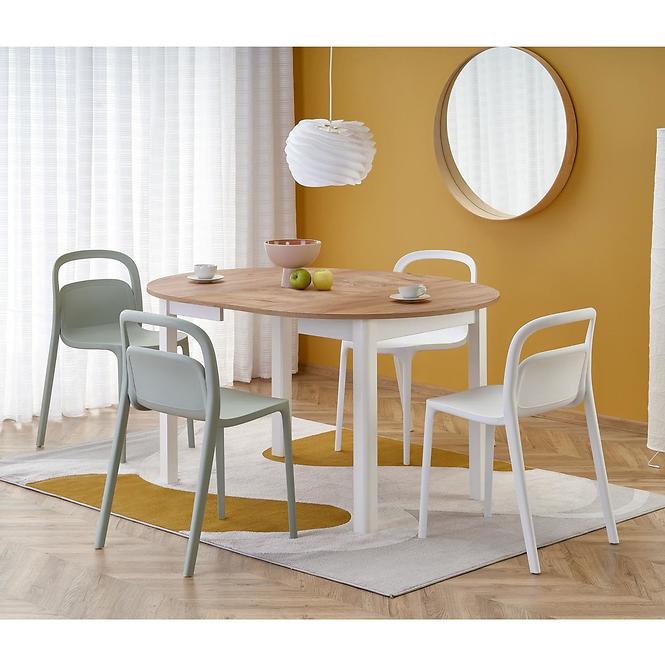 Asztall Ringo 102x142 lap/mdf – tölgy craft/fehér
