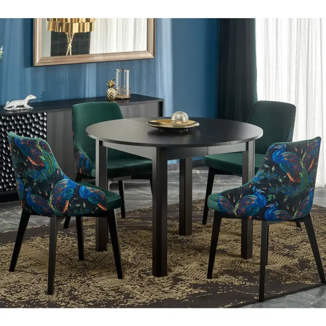 Asztall Ringo 102x142 lap/mdf – fekete