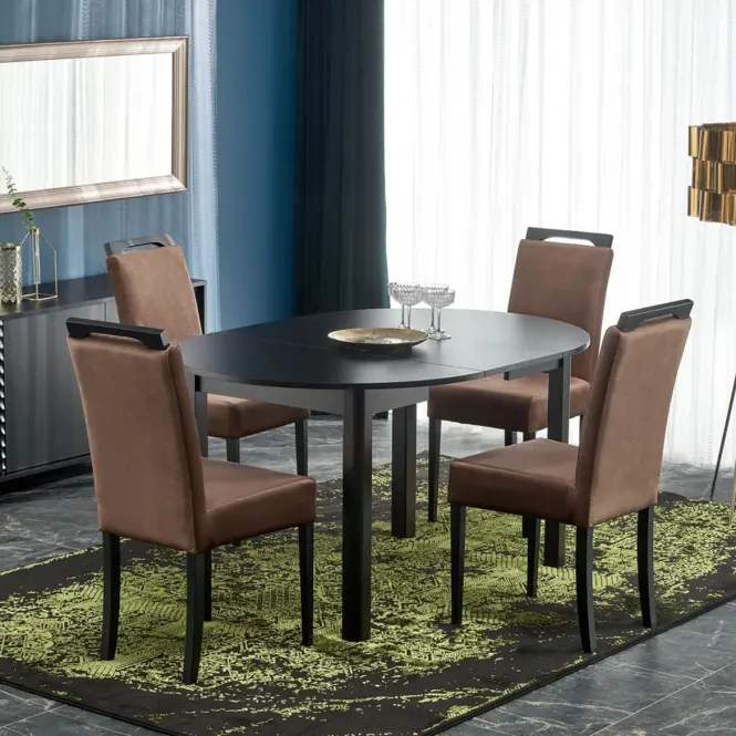 Asztall Ringo 102x142 lap/mdf – fekete,11