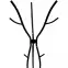 Fogas fém Chialina 9055 fekete,2