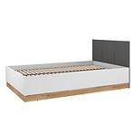 Ágy Torino 120+Fém váz Flx 1202 fehér/tölgy castello/grafit Ágy Torino 120+Fém váz Flx 1202 fehér/tölgy castello/grafit
