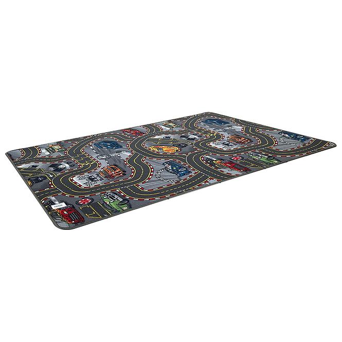 Gyermekszőnyeg Racers 97 1,0/1,65 szürke