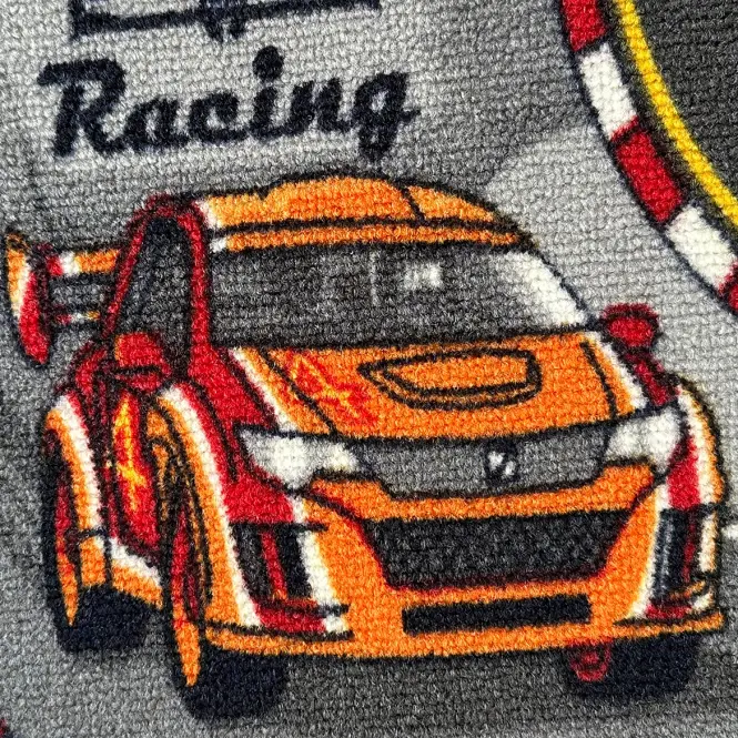 Gyermekszőnyeg Racers 97 1,33/1,75 szürke