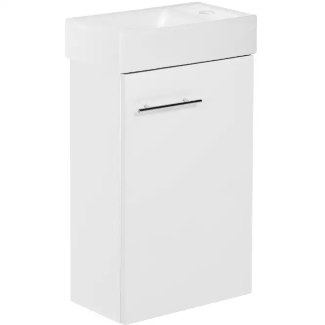Fürdőszoba bútor készlet Smart D40 1D0S L1406 fehér