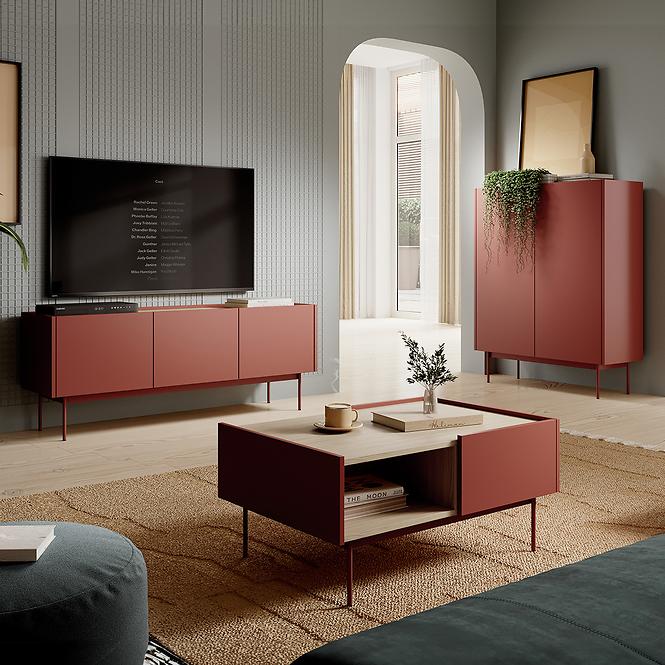 Komód Color KD-97 ceramic red