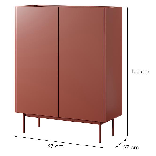 Komód Color KD-97 ceramic red