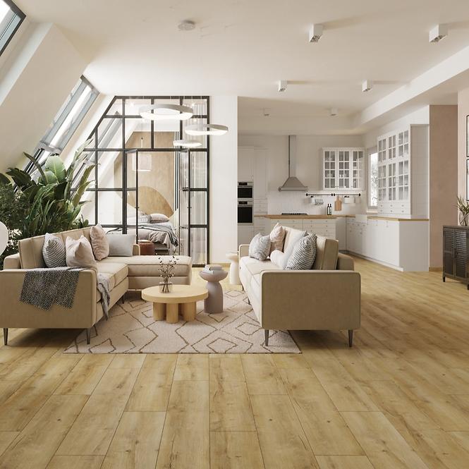 Laminált padló tölgy Matera 7mm AC5 Parquet Mercado WR 64586