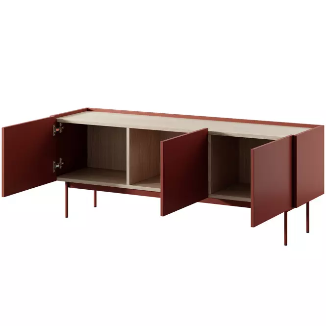 Szekrény RTV Color-144 ceramic red