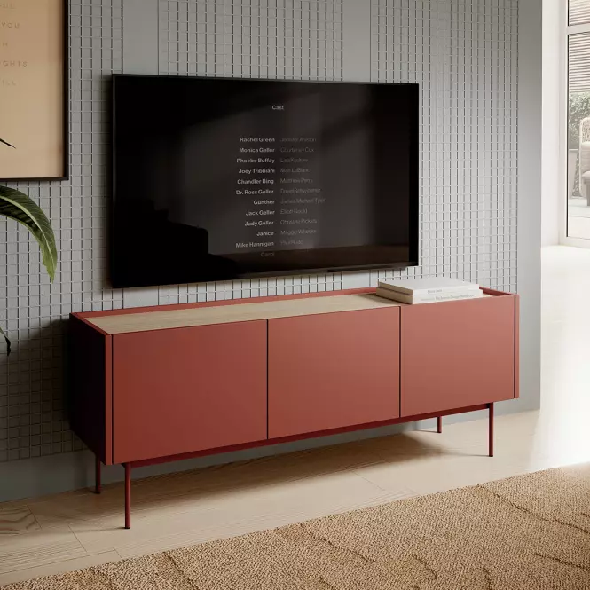 Szekrény RTV Color-144 ceramic red