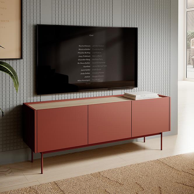 Szekrény RTV Color-144 ceramic red