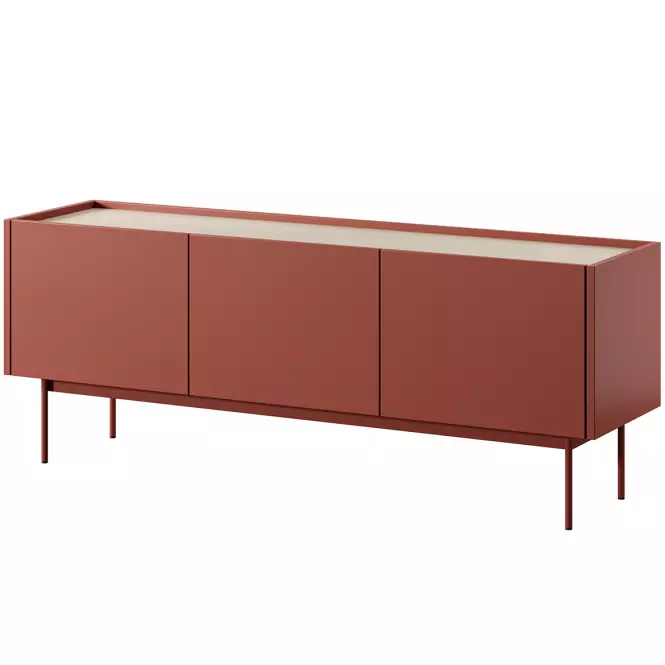 Szekrény RTV Color-144 ceramic red