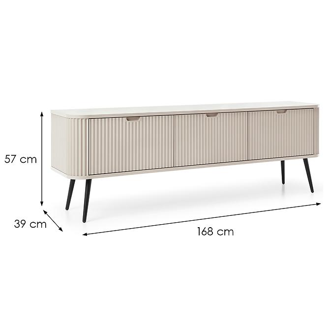 Szekrény RTV Zova-168 cashmere