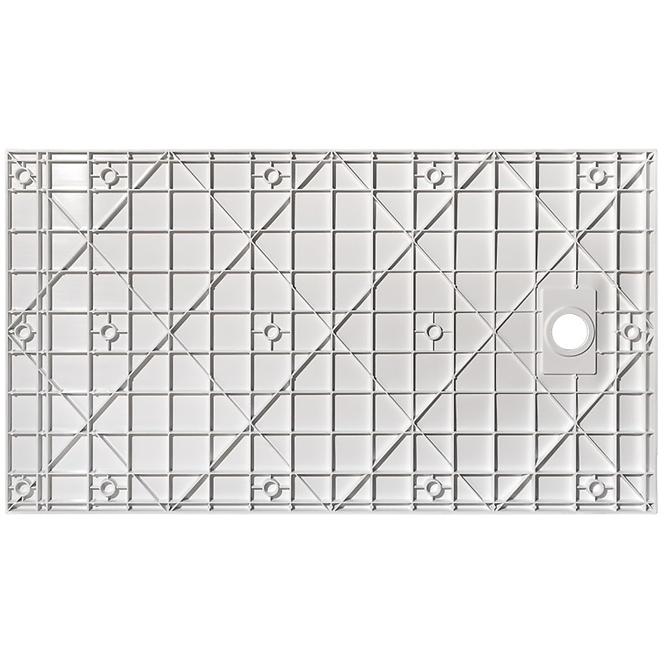 Fürdőkád téglalap alakú Vexo 100x80 fehér