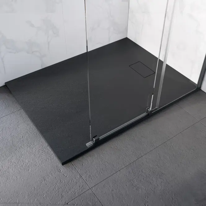 Fürdőkád téglalap alakú Vexo 130x90 fekete