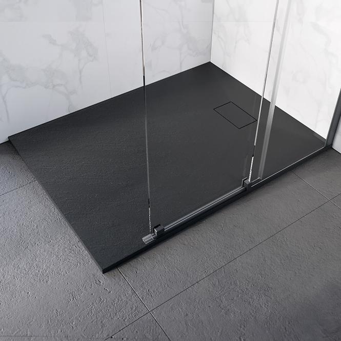 Fürdőkád téglalap alakú Vexo 140x90 fekete