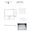 Fürdőkád téglalap alakú Axim Ultraslim 120x80 fehér,3
