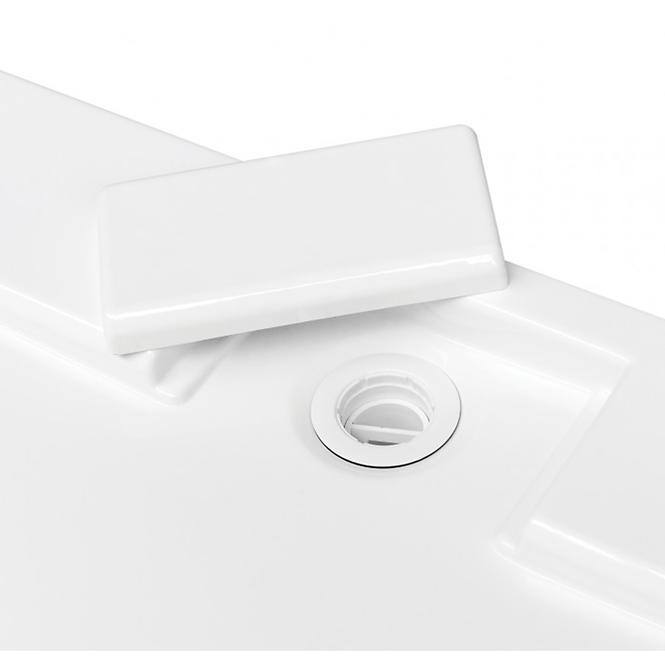 Fürdőkád téglalap alakú Axim Ultraslim 120x90 fehér