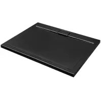 Fürdőkád téglalap alakú Axim Ultraslim Stone Effect New 100x80 fekete