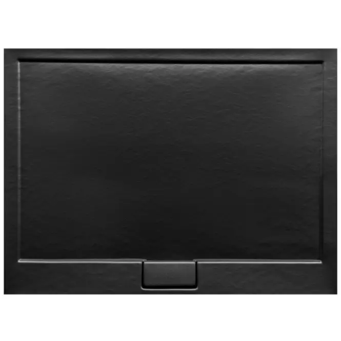 Fürdőkád téglalap alakú Axim Ultraslim Stone Effect New 100x90 fekete
