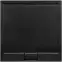 Fürdőkád négyzet Axim Ultraslim Stone Effect New 90x90 fekete,2