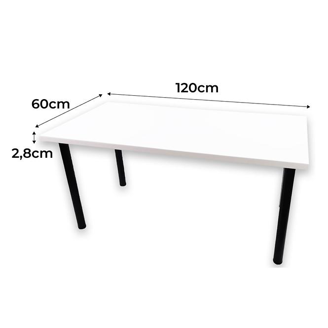 Játék Íróasztal Low Fehér 120x60x2.8 Modell 0