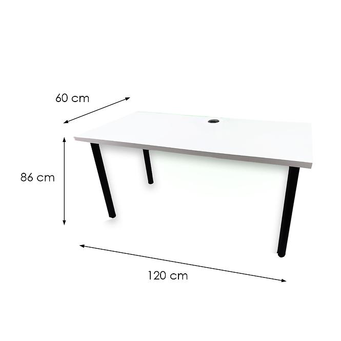 Játék Íróasztal Low Fehér 120x60x2.8 Modell 2