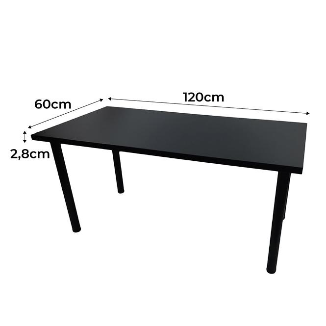 Játék Íróasztal Low Fekete 120x60x2.8 Modell 0