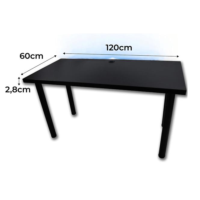 Játék Íróasztal Low Fekete 120x60x2.8 Modell 2