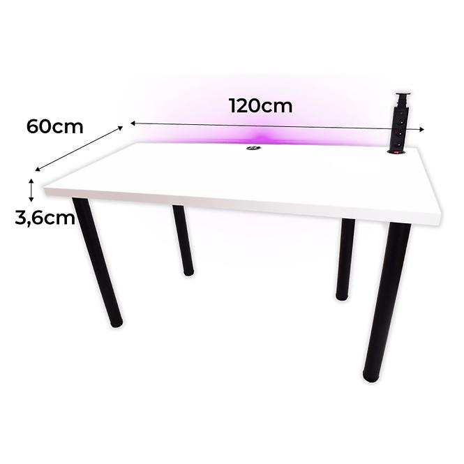 Játék Íróasztal Low Fehér 120x60x3.6 Modell 3