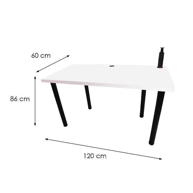 Játék Íróasztal Low Fehér 120x60x3.6 Modell 3