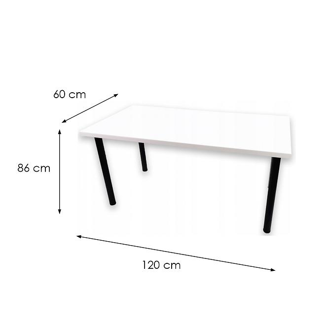 Játék Íróasztal Top Fehér 120x60x2.8 Modell 0