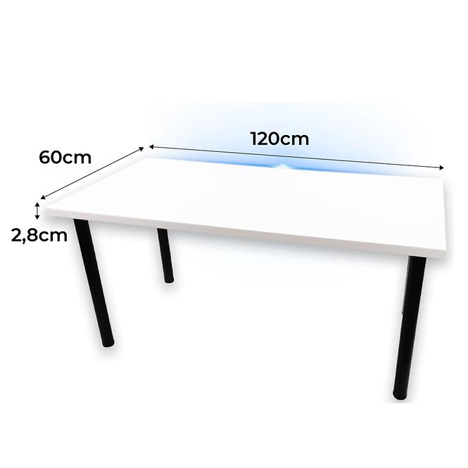 Játék Íróasztal Top Fehér 120x60x2.8 Modell 1