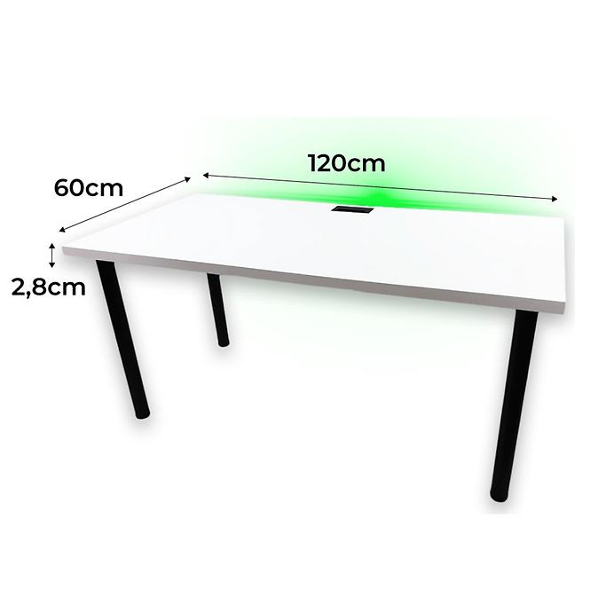 Játék Íróasztal Top Fehér 120x60x2.8 Modell 2