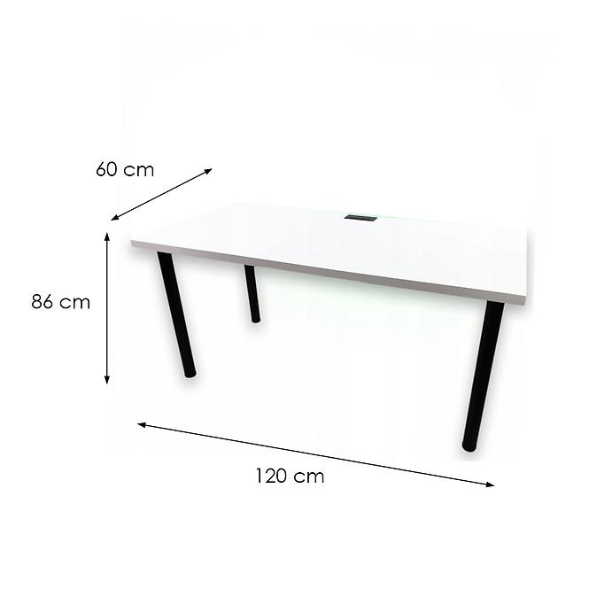 Játék Íróasztal Top Fehér 120x60x2.8 Modell 2