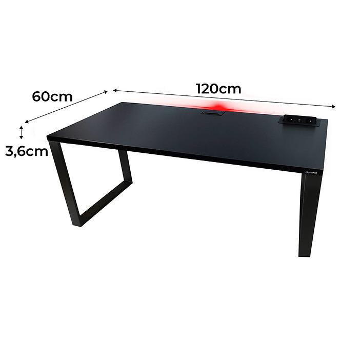 Játék Íróasztal Top Loft Fekete 120x60x3.6 Modell 3