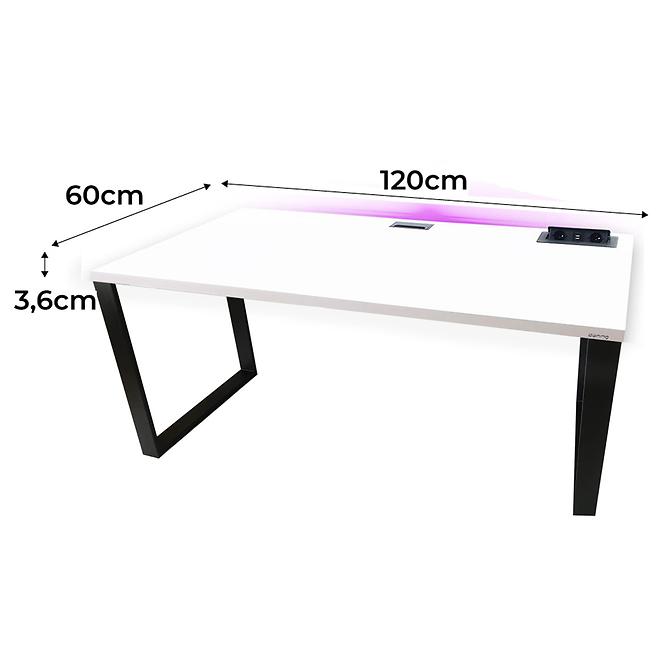 Játék Íróasztal Top Loft Fehér 120x60x3.6 Modell 3