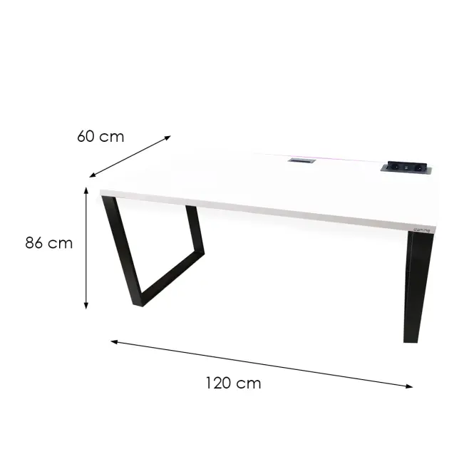 Játék Íróasztal Top Loft Fehér 120x60x3.6 Modell 3