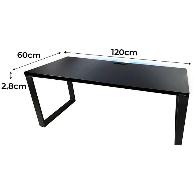 Játék Íróasztal Top Loft Fekete 120x60x2.8 Modell 2