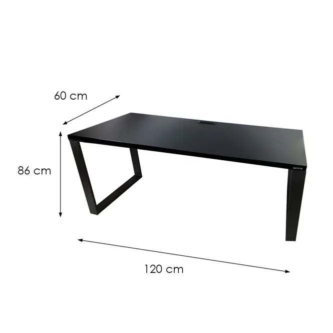 Játék Íróasztal Top Loft Fekete 120x60x2.8 Modell 2