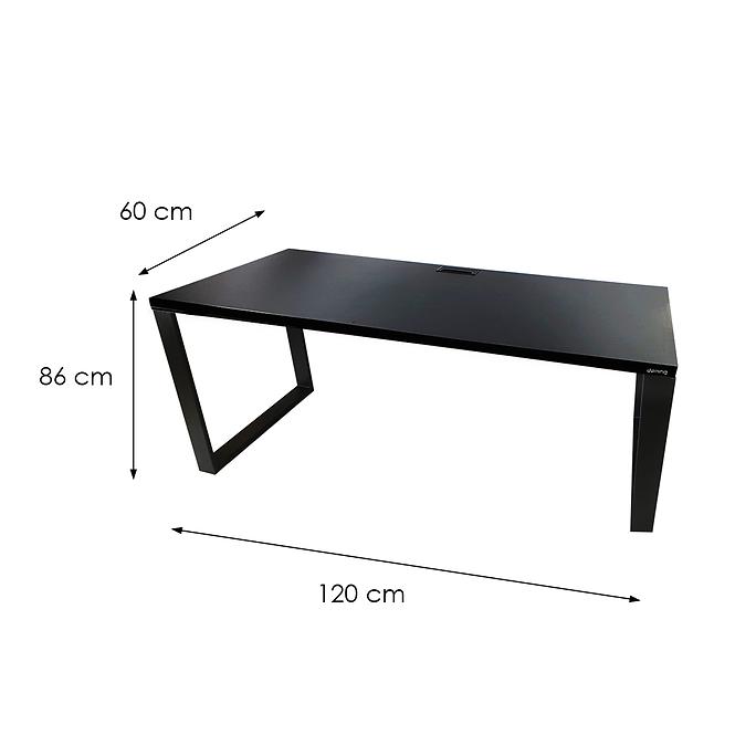Játék Íróasztal Top Loft Fekete 120x60x2.8 Modell 2