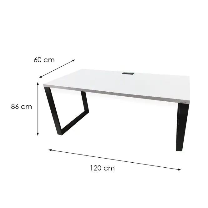 Játék Íróasztal Top Loft Fehér 120x60x2.8 Modell 2