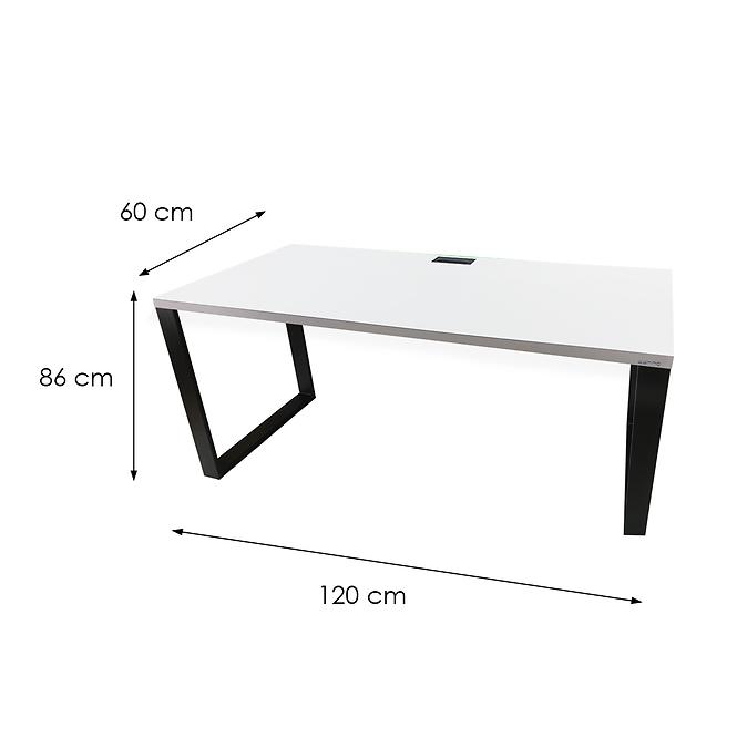 Játék Íróasztal Top Loft Fehér 120x60x2.8 Modell 2