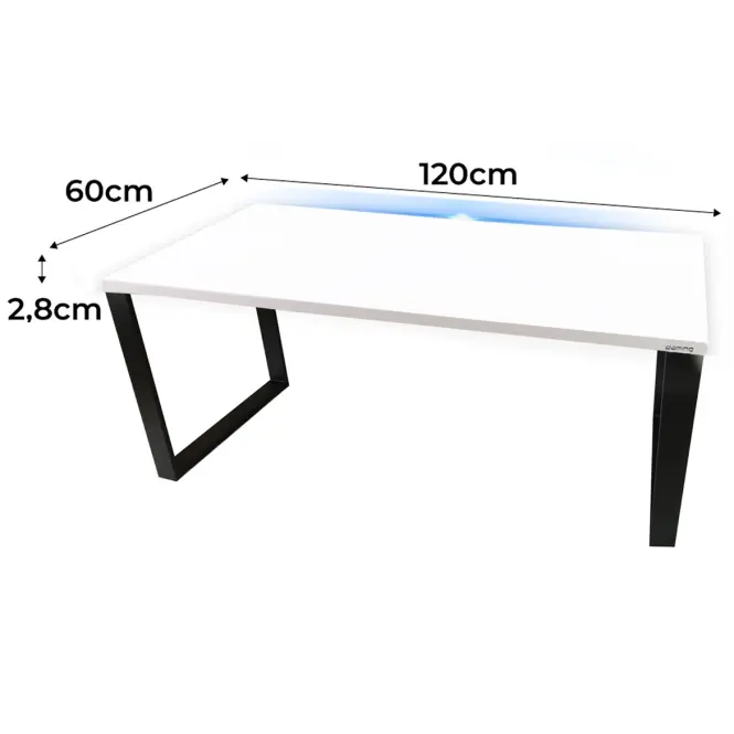 Játék Íróasztal Top Loft Fehér 120x60x2.8 Modell 1