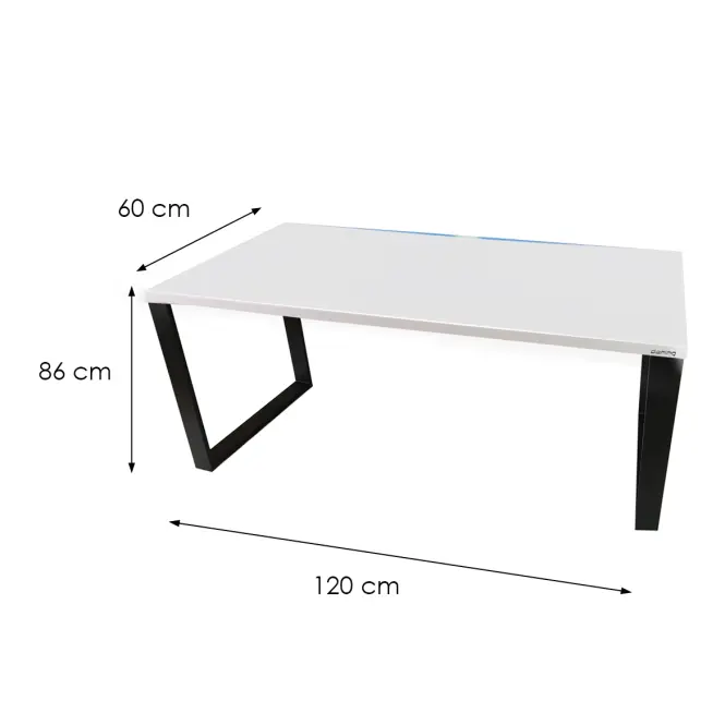 Játék Íróasztal Top Loft Fehér 120x60x2.8 Modell 1