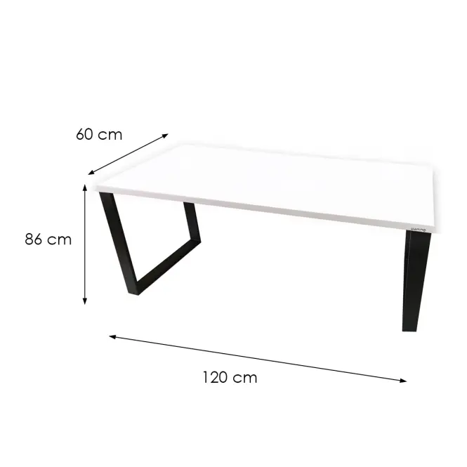 Játék Íróasztal Top Loft Fehér 120x60x2.8 Modell 0,3