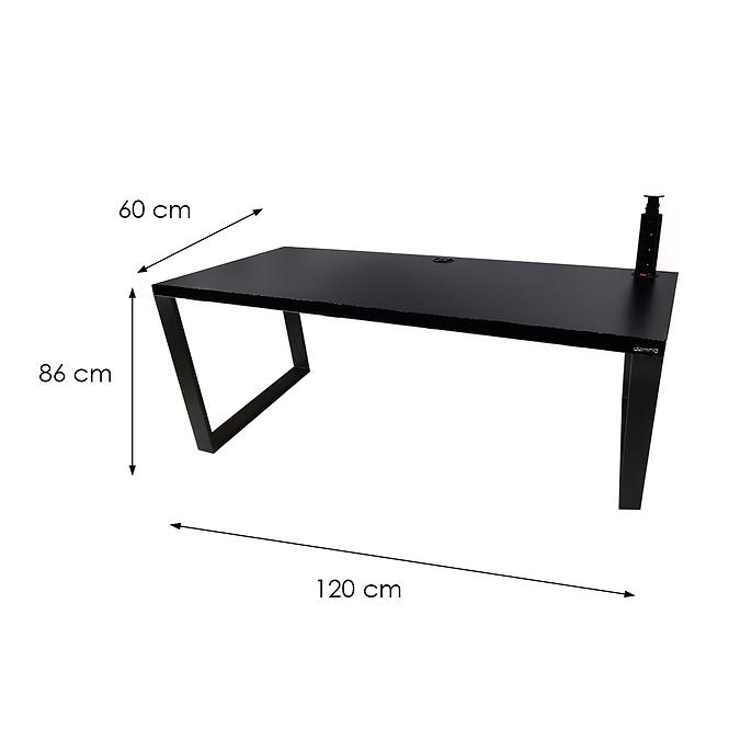 Játék Íróasztal Low Loft Fekete 120x60x3.6 Modell 3