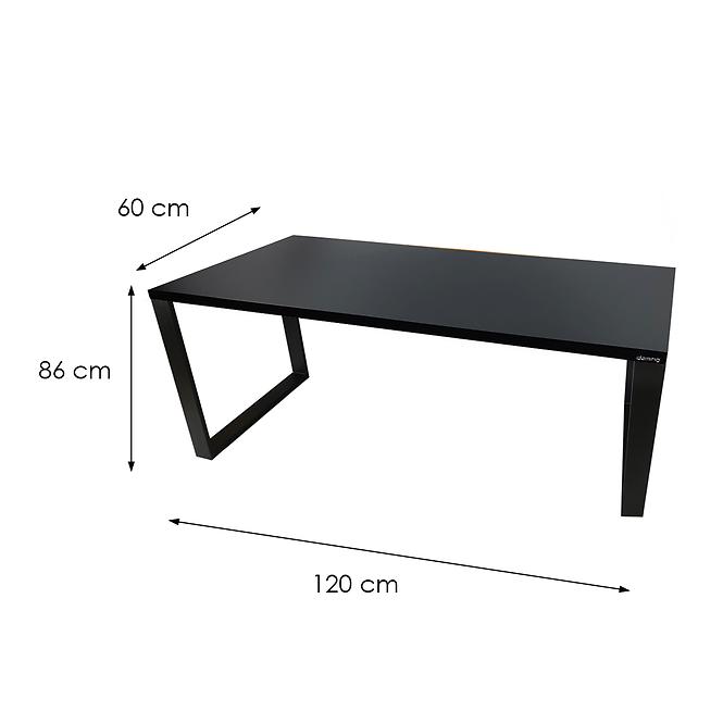 Játék Íróasztal Low Loft Fekete 120x60x2.8 Modell 1