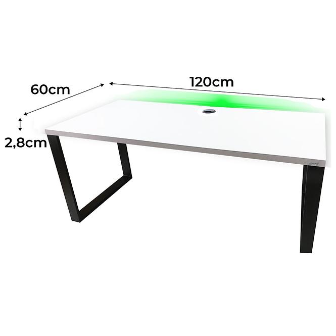 Játék Íróasztal Low Loft Fehér 120x60x2.8 Modell 2
