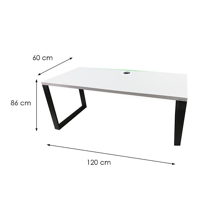 Játék Íróasztal Low Loft Fehér 120x60x2.8 Modell 2